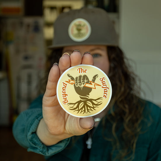 Beyond the Surface Sticker 2